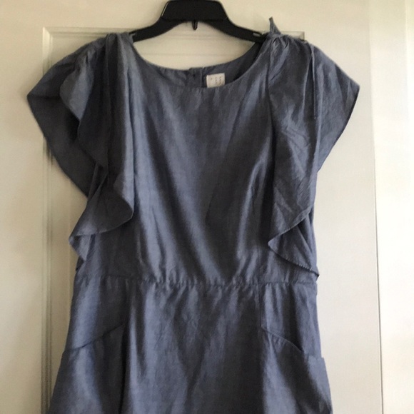 Ruffle sleeved smock dress - Picture 2 of 4